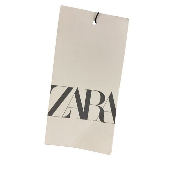 Zara Womens Shorts M Multicolor Floral High Rise Belted Paperbag 8662/160 NWT - Picture 4 of 13